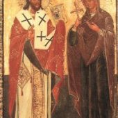 Shën Elefteri i Vlorës dhe nëna e tij Anthia
