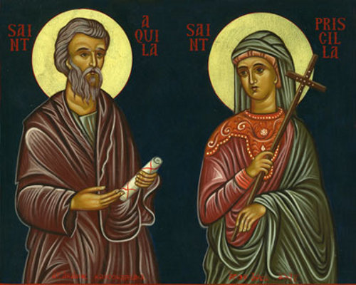 Apostujt e Shenjtë Akila dhe Priskila!